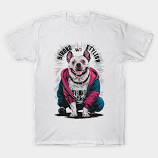 Strong and stylish bullterrier T-Shirt